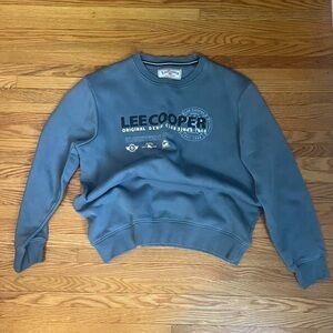 Lee Cooper Crewneck Sweatshirt in Dusty Blue
